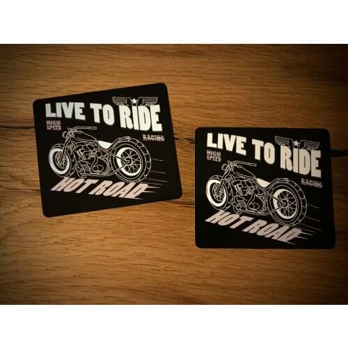 Live to Ride Aufkleber Motorrad Freedom Hot Road Biker Cafe Racer Bobber #181