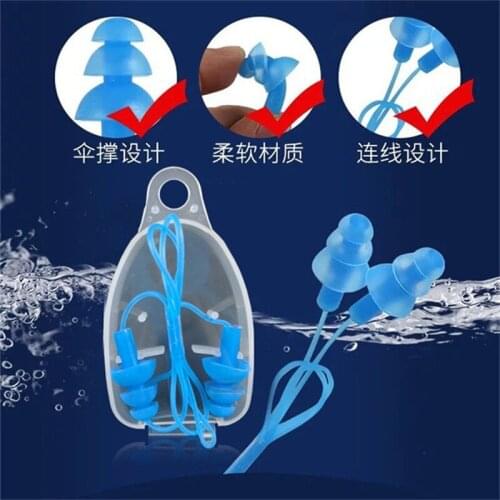 8 Colors Universal Soft Silicone Swimming Ear Plugs Earplugs Pool Accessories Water Sports Swim Ear Plug 1pair