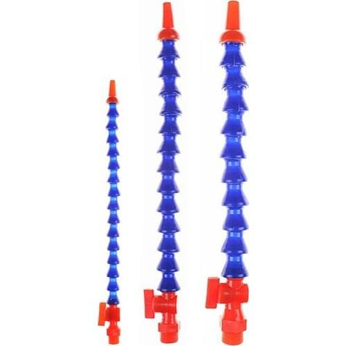 1pcs 300mm Universal Lathe Plastic Flexible Adjustable Water Oil Coolant Pipe Hose Round Nozzle 1/4 Spark Plug Tube Condenser