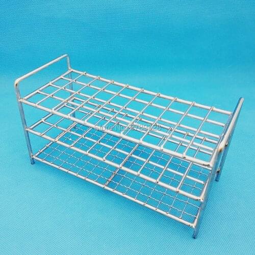 1pcs DIA16mm 40holes Stainless Steel Wire Test Tube Rack Centrifugal Tube Holder