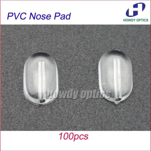 100pcs Insert Type PVC Nose Pad 8mm Optical Accessories Free Shipping