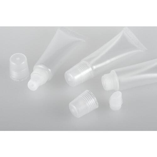 5pcs 8ml Lip Gloss Containers Plastic Cosmetic Empty Balm stick Container Tube