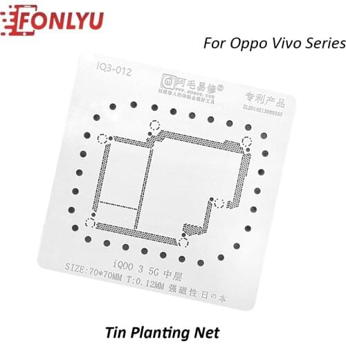Amaoe PCB Integrated Tin Planting Net For Oppo R11 Vivo iQOO3 5G Middle Layer Reballing Stencil Planting Soldering Net Tool