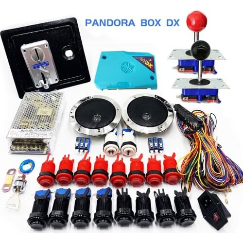 Arcade Machine Bundles Kit DIY Jamma Coin-Operated Pandora’s Box DX 3000 in 1 Game Borad 3D