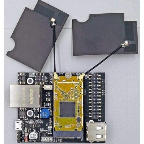 Free shipping make for Small WRTnode WRTnode2P Package IoT Internet of Things OpenWrt Dual Antenna 32MB