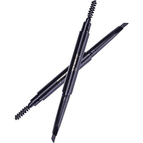 6 Color Double-end Automatic Eyebrow Pencils Waterproof Long Lasting Brown Pigments Eyebrow Tattoo Makeup Eye Brow Pen Cosmetic