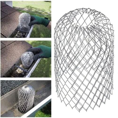 3Pcs Roof Gutter Guard Filters 3 Inch Expand Aluminum Filter Strainer Anti - Blocking Leaf Drains Debris Drain Net Cover
