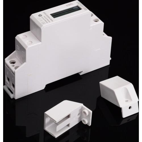 DDS5188 DIN Rail kWh Meter LED Display AC Meter Electronic Meter Digital DIN Kilowatt Hour LCD 5 (32)A with S0 For DIN Rail