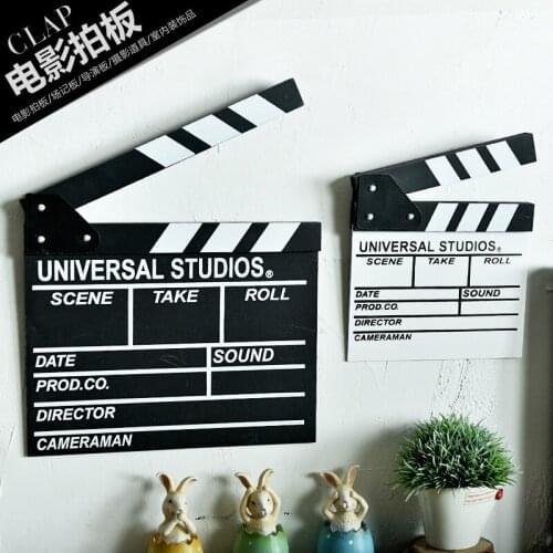 Movie Field Record Playing Board Director Board Shooting Background Props Studio Photography Shop Decoration Supplies