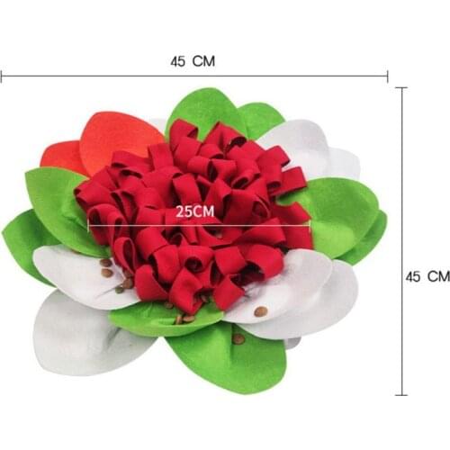 Puppy Smell Sniffing Mat Bite Resistant Flower Pet Dog Mat Washable Dogs Slow Feeding Pad Pets Training Supplies