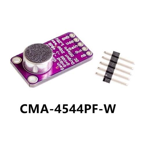 MAX9814 high-performance microphone AGC amplifier module CMA-4544PF-W