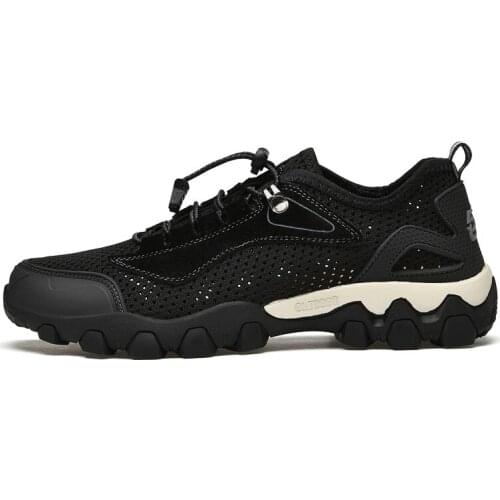 Men Shoes Trekking Hiking Shoes Breathable Elastic Mesh Outdoor Mens Sneakers Walking Desert Men Sport Quick-dry Beach Shoes