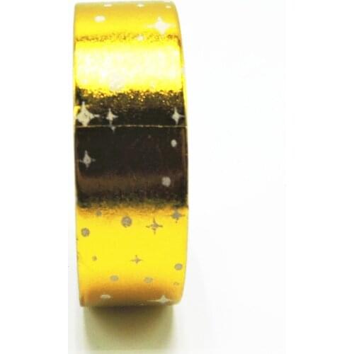 New Foil Washi Tape Office Adhesive Scrapbooking Tools Kawaii For Photo Album Cute Decorative Great Christmas Diy Craft Gift