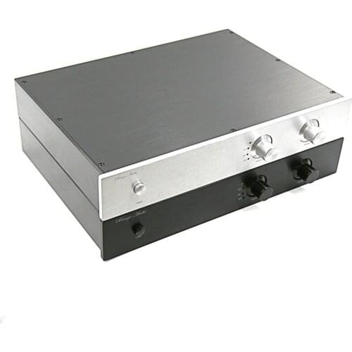 BZ4307 all-aluminum power amplifier case shell power amplifier case full version DIY box front case HiFi amplifier case box