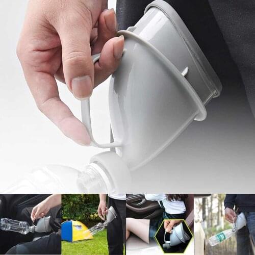 Outdoor Car Travel Portable Adult Urinal Unisex Potty Pee Funnel Embudo Orina Peeing Standing Man Woman Toilet Portable Urinal