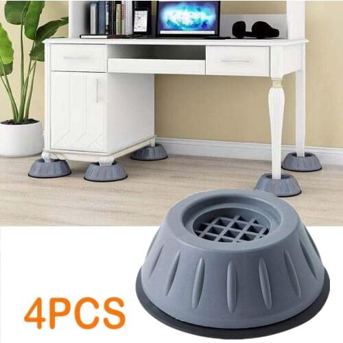 Furniture Anti-skid Foot Pad Washing Machine Anti-vibration Mute Protection Mat Dryer Bath Mats Bathroom Tool Для Ванной Комнаты