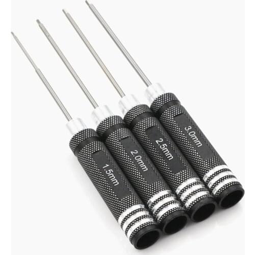 RC Cars Metal Hex Nut Head Hexagon Screwdriver Screw Driver Tools 1.5mm 2.0mm 2.5mm 3.0mm HSP 80107