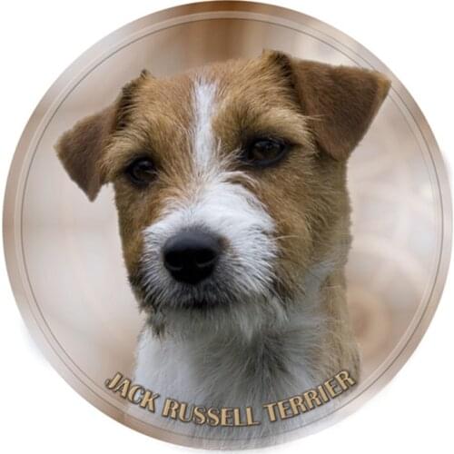 S40389# Various Sizes PVC Decal Jack Russell Terrier Pet Animal Car Sticker For Bumper Rear Window Laptop Refrigerator Toilet