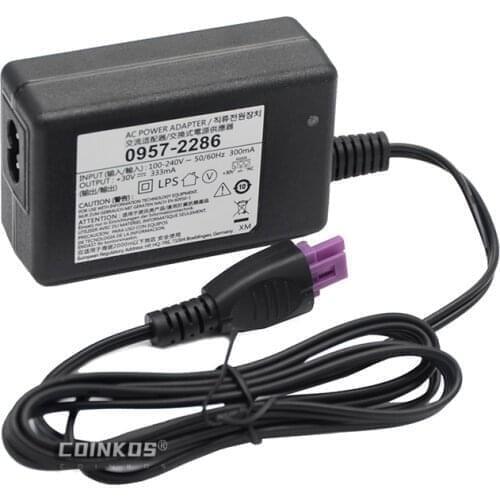 Brand New AC Printer Charger Adapter for HP DeskJet 1050A 1051 1055 1056 2050A 2054A 2510 30V 333mA Power Supply Cable