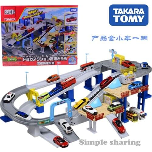 Takara TOMY Tomica Alloy Electric Car Track Set Diecast Hot Baby Toys For Children Pop Funny Miniature Kids Dolls