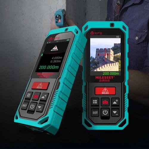 Mileseey Outdoor Laser Distanc Meter With 4x Zoom Laser Measurement Distance With Bluetooth Digital Laser Distance Meter