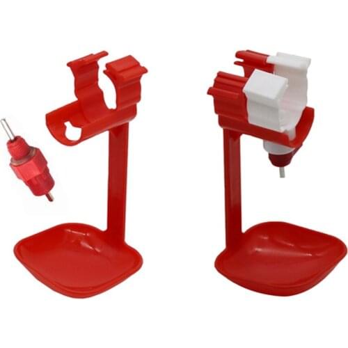 Hanging type chicken drinker Cups bird cage chicken coop accessories Canary parrots water bowl Bird feeding supplies 30 Sets