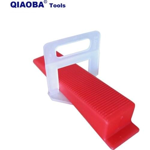 401pcs Tile Leveling System 3mm 300pcs Clips+100pcs Wedges +1piece Plier Plastic Tiling Tools Tile Spacer