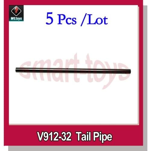 5Pcs V912-32 Tail Pipe for Wltoys V912 RC Helicopter Spare Parts