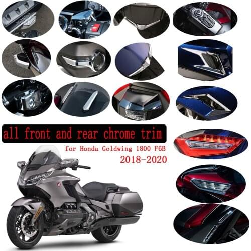 For Honda Goldwing 1800 F6B GL1800 motorcycle accessories front and rear chrome trim 2018 2019 2020