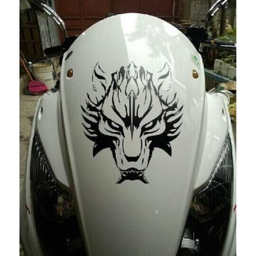 Car Decals Wolf Head Hood decals Motorcycle Vinyl Graphics stickers CG229