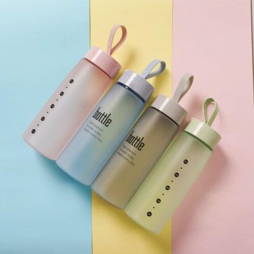 BPA Free Water Bottle Plastic Sport Scrub Leak Proof Drinking My Bottle Portable Fashion Drinkware Tour Bottles for Lovers