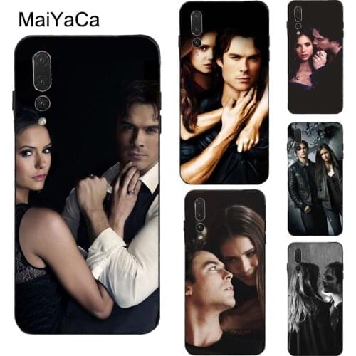 MaiYaCa Damon Elena The Vampire Diaries Case For Huawei P20 P10 Lite P40 P30 Pro P Smart 2019 Z Mate 10 20 Lite 30 Pro Coque