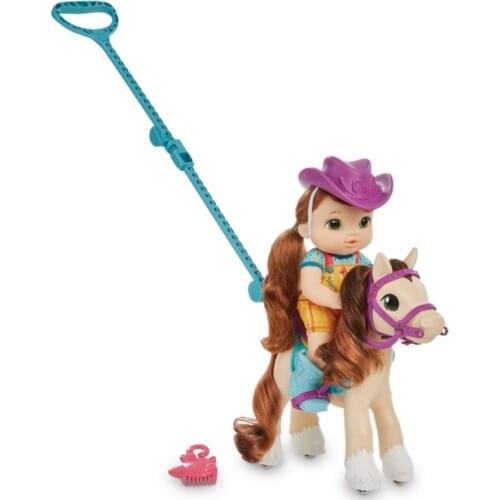 Baby Alive Little Cute Denim Suit Doll Horseback Riding and Play House Toys