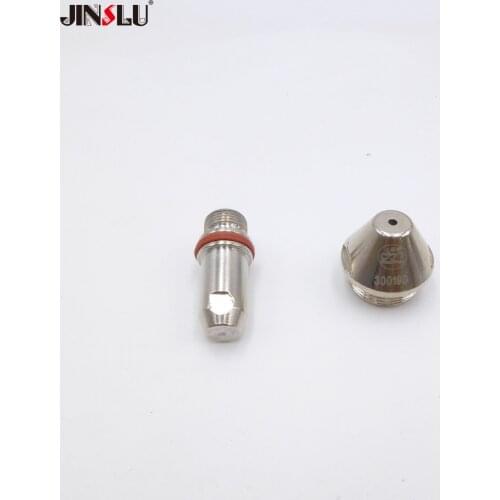 Electrode 300100 10pcs & Nozzle 10PCS (1.5/1.7/1.9/2.1/2.5mm) FOR FY-XF300H FY-XF300 XF-300 Straight Plasma Cutting Machine Gun