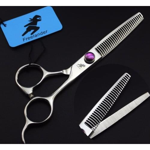 Freelander 6.0 inch Personality Japan 440c Hairdressing Scissors Thinning Scissors for barber or home use