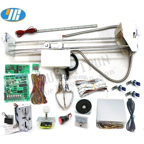 Toy Crane Machine Arcade Claw Game DIY Kit With TAIWANG Green Motherboard,Display ,Wire Harness,Power Supply,Led Joystick
