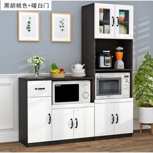 Custom side cabinet modern simple restaurant cabinet tea and water cabinet multifunctional microwave oven kitchen storage cabine