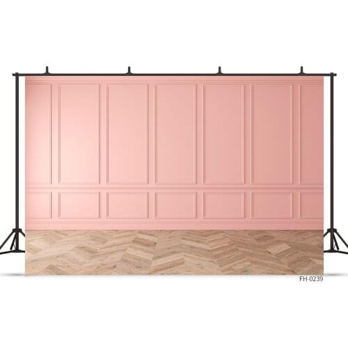 Interior Wall Backdrops Vintage Wooden Floor Party Baby Children Pattern Portrait Photographic Background Photocall Photo Studio