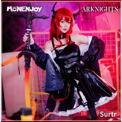 Monenjoy Arknights Surtr Cosplay Operater Game Cos Costume