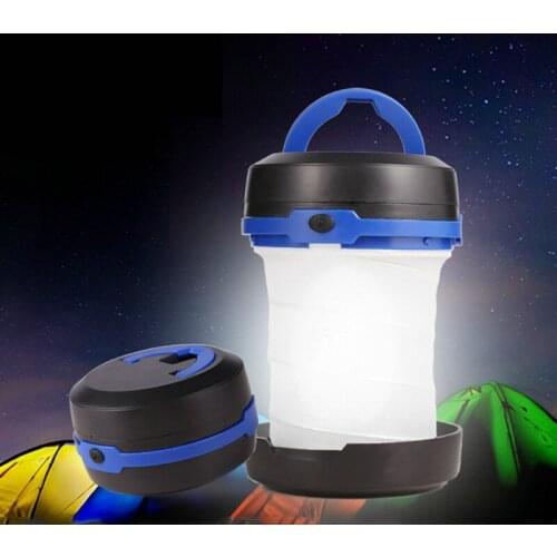 Multifunction Retractable Outdoor Camping Light LED Flashlight Portable Lanterns Mini Camping Tent Lamp Emergency Lighting