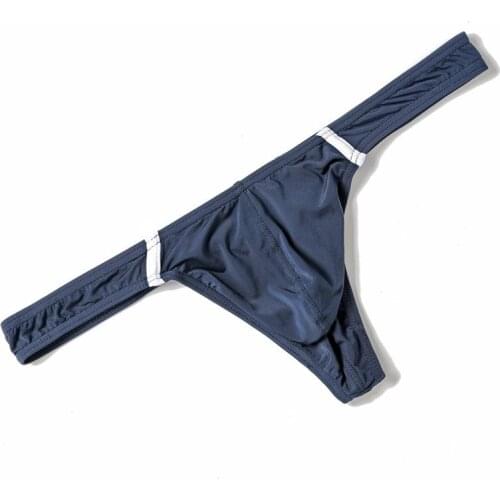 Mens Underwear T-Back G-String Briefs Sexy Breathable Tangas Thong Lingerie Fashion Breathless Thong Male Underpants Men Brief