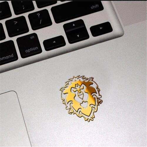 SIANCS Horde Alliance Game Sticker Luxury For Wow iPhone XS Samsung Xiaomi Smartphone Laptop Car DIY Decoration Metal Stickers