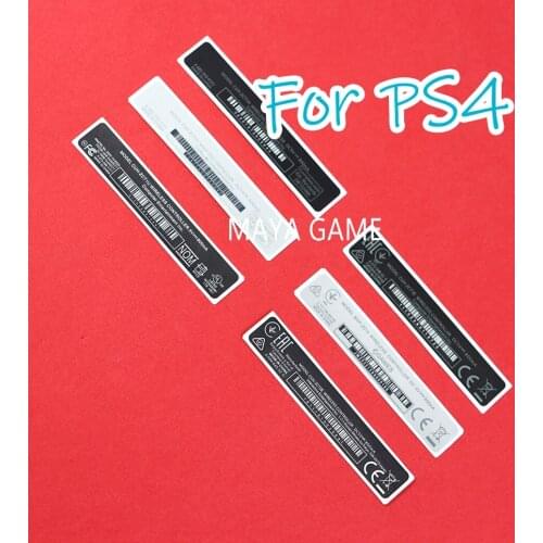 For Playstation 4 PS4 Controller housing Shell Slim Black Back Mark Tag Paste Sticker Label Seals OEM 20pcs/lot