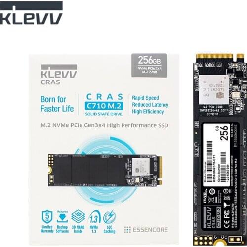 Original Klevv Internal Solid State Drive NVMe M.2 2280 256GB 512GB 1TB PCIe Gen 3x4 Storage Disk CRAS C710 M.2 SSD For Computer