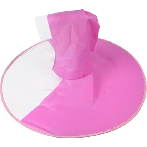 Childrens Raincoat Transparent UFO Raincoats Hands Free Outdoor Cloak Funny Duck Rain Coat Rain Cover Raincoat for kids