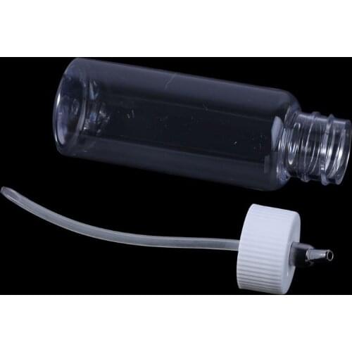 1PC Plastic 100cc Airbrush Bottles Jars Lid Adapter Dual-Action Siphon Feed New U2JD