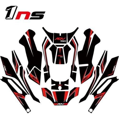 New Motorcycle Body paste tank pad sticke protection Prevent scratc decorative sticker decals kit For Honda ADV 150 adv150