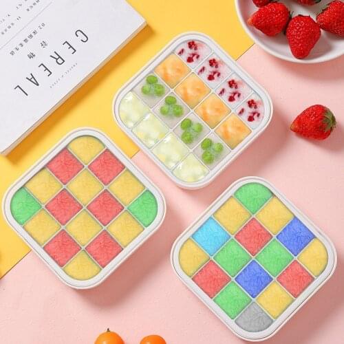 Silicone Ice Tray Multifunctional Durable Easy Release Ice Cube Mold Kitchen Accessories For Home TS2