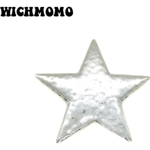 2019 New Fashion 68*71mm 1pieces/bag Retro Zinc Alloy Four Hole Stars Connectors for Earring Necklace Jewelry Accessories