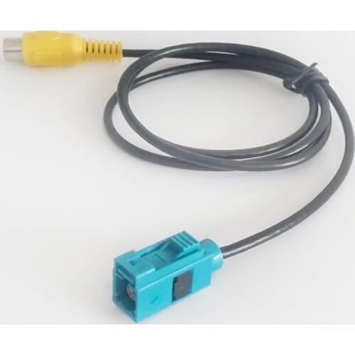 Biurlink Rear Camera Fakra-C RCA Cable Video Adapter for Volvo V40 5D V50 V60 V70 XC60